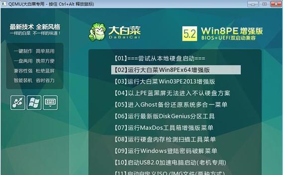 大白菜Pe重装系统教程（大白菜Pe重装系统方法步骤详解，让你的电脑焕然一新！）