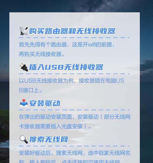 台式机连接无线网络驱动的方法与步骤（让您的台式机轻松接入无线网络）